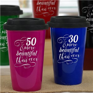Personalized Birthday Travel Mug by Gifts For You Now