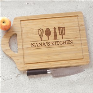 Personalized Engraved Utensils Cutting Board by Gifts For You Now