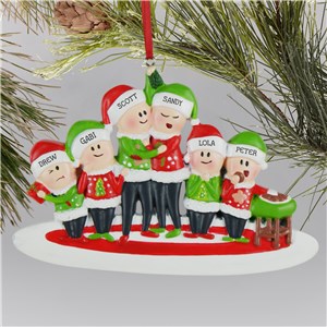 Personalized Ugly Sweater Family Christmas Ornament by Gifts For You Now