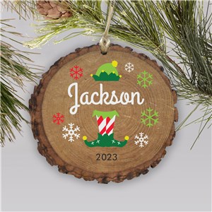 Personalized Elf Barky Holiday Christmas Ornament by Gifts For You Now