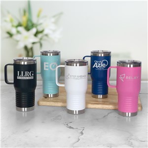 Personalized Engraved Corporate Large Travel Mug by Gifts For You Now