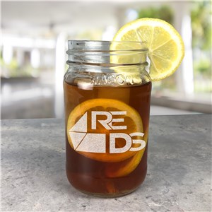 Personalized Engraved Corporate Small Mason Jar by Gifts For You Now