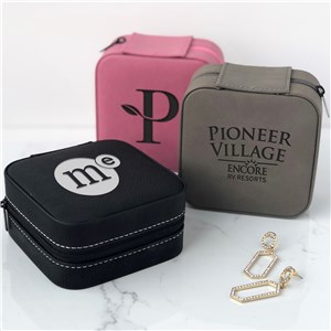 Personalized Engraved Corporate Travel Jewelry Box by Gifts For You Now