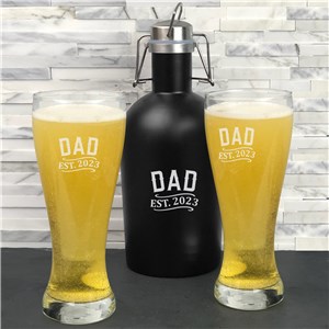 Personalized Engraved Dad Established Gift Set by Gifts For You Now