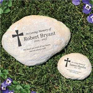 Personalized Engraved Memorial Garden Stone by Gifts For You Now
