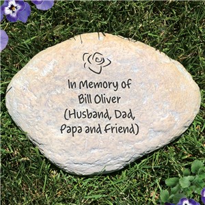 Personalized Engraved Any Message Memorial Stone by Gifts For You Now
