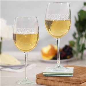 Image of Engraved Sippy Cup Wine Glass