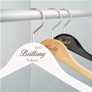 Personalized Engraved Bridal Party Hangers by Gifts For You Now