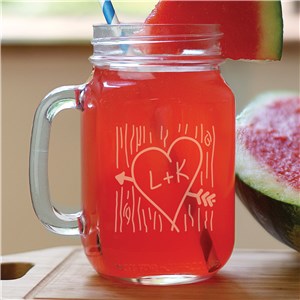 Image of Couples Mason Jar