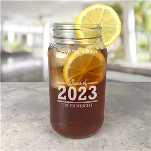 Personalized Engraved Graduation Large Mason Jar by Gifts For You Now