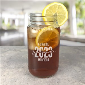 Personalized Engraved Graduate Large Mason Jar by Gifts For You Now