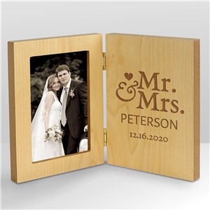 Image of Mr. and Mrs. Personalized Frame