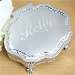 Personalized Engraved Victorian Jewelry Box by Gifts For You Now