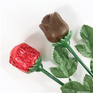 Personalized Red Chocolate Rose by Gifts For You Now