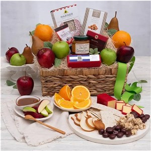 Personalized Orchard's Abundance Fruit Gift Basket by Gifts For You Now