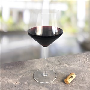 Non Personalized Red Wine Estate Glass by Gifts For You Now