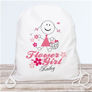 Image of Personalized Flower Girl Sports Bag