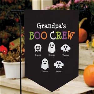 Personalized Boo Crew Pennant Garden Flag by Gifts For You Now