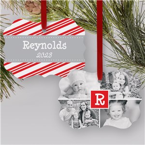 Personalized Double Sided Photo Christmas Ornament by Gifts For You Now