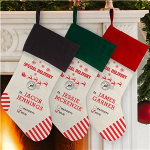 Personalized Special Delivery Stocking by Gifts For You Now