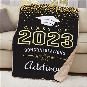 Personalized Class of Sherpa Blanket by Gifts For You Now