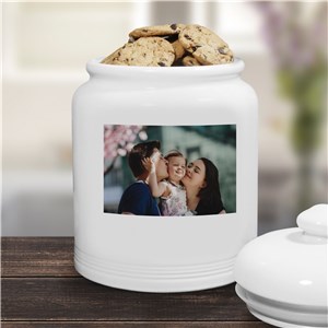 Personalized Ceramic Photo Cookie Jar by Gifts For You Now