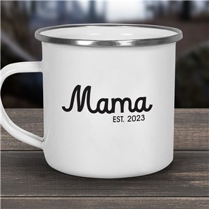 Mama Established Personalized Camping Mug by Gifts For You Now