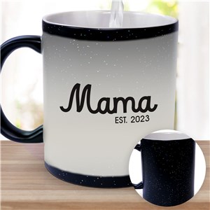 Personalized Mama Established Color Changing Mug by Gifts For You Now