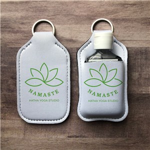 Personalized Corporate Logo Hand Sanitizer Holder by Gifts For You Now
