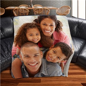 Personalized Photo Quilted Blanket by Gifts For You Now