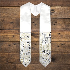Personalized Word Art Graduation Stole by Gifts For You Now