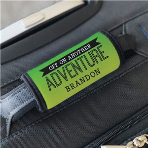 Personalized Off On Another Adventure Luggage Grip by Gifts For You Now