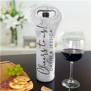 Personalized Cheers to Us Wine Gift Bag by Gifts For You Now