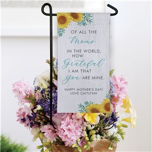 Personalized Of All the Moms Mini Garden Flag by Gifts For You Now