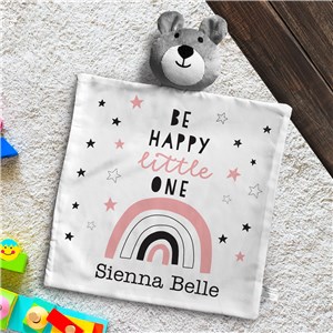 Personalized Be Happy Little One Bear Lovie by Gifts For You Now