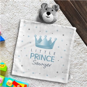 Personalized Little Prince or Princess Bear Lovie by Gifts For You Now