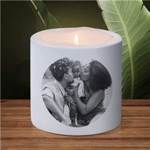 Personalized Photo LED Candle with Holder by Gifts For You Now photo