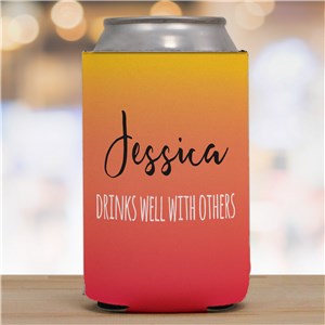 Personalized Gradient Fun Can Cooler by Gifts For You Now