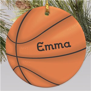 Basketball Personalized Christmas Ornament by Gifts For You Now