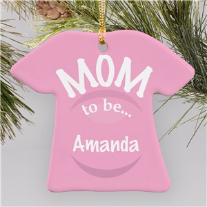 Personalized Ceramic New Mom Christmas Ornament by Gifts For You Now