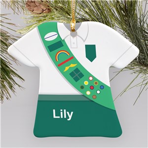 Personalized Girl Scout Christmas Ornament by Gifts For You Now