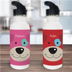 Personalized Puppy Water Bottle by Gifts For You Now