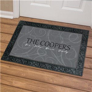 Image of Personalized Family Doormat
