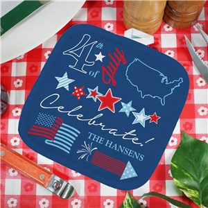 Image of 4th of July Personalized Pot Holder
