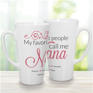 Personalized Nana Latte Mug by Gifts For You Now