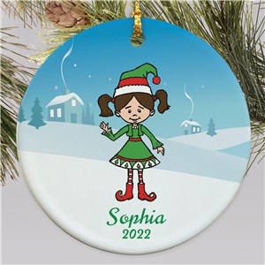 Personalized Holiday Character Christmas Ornament by Gifts For You Now