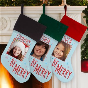 Personalized Photo Christmas Stocking by Gifts For You Now