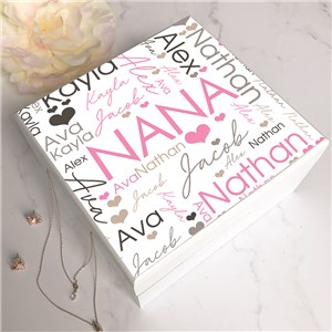 Personalized Title Word-Art Jewelry Box by Gifts For You Now