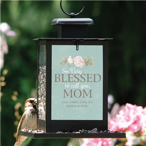 Personalized So Very Blessed to Call You Bird Feeder by Gifts For You Now
