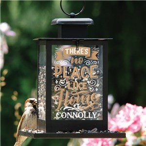 Personalized No Place Like Home Bird Feeder by Gifts For You Now